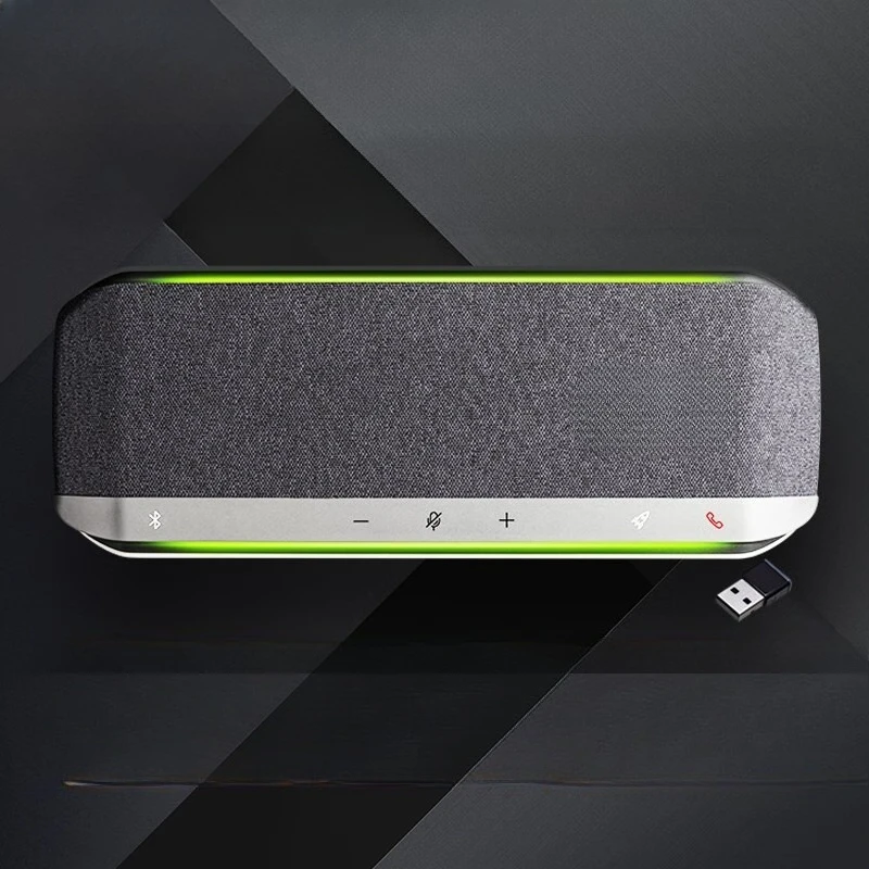 Video conference omnidirectional microphone speakers