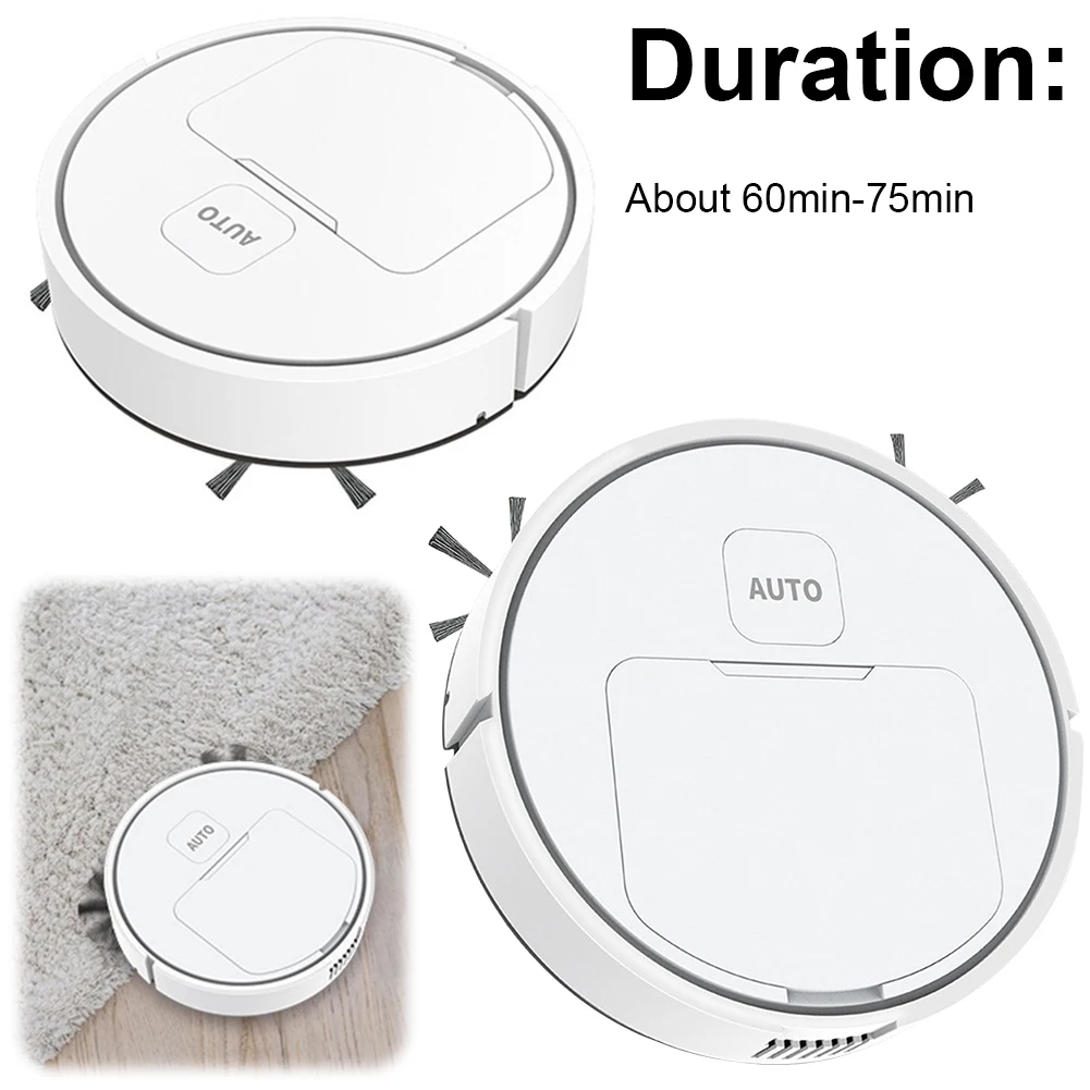 

Automatic Cleaning Sweeping Machine USB Rechargeable 1000Pa Suction Sweeper Robot Smart Navigation To Avoid Objects Robot Vacuum