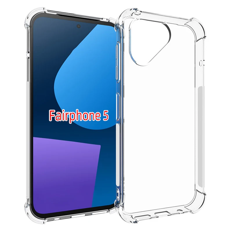 Air Cushion Shockproof Case for FairPhone 5 Airbag Silicone TPU Back Cover Phone Case for Fair Phone 5 Fairphone 5 FairPhone5 5G