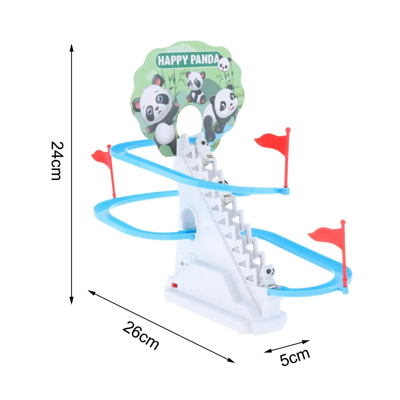 Panda wspinaczka na schody zabawki elektryczna podkładka rolkowa Panda dla