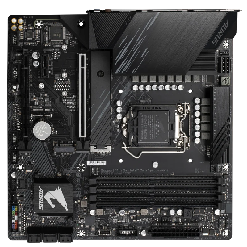 Gigabyte B560M AORUS ELITE LGA 1200 Micro ATX Intel B560 DDR4 128G SATA M.2