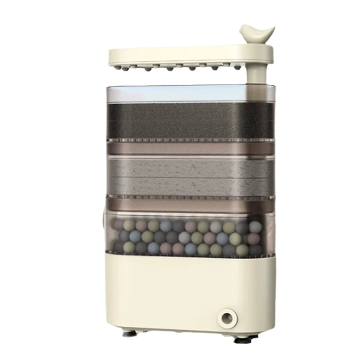 EULM خزان السلحفاة شلال تصفية المياه المنخفضة 3 في 1 شفط تنقية إعادة تدوير صندوق مرشح تنظيف البشرة