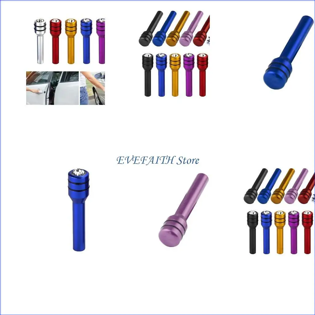 

124B Universal Fit Door Lock Knobs Lightweight Inner Door Pull Pins Car Accessories