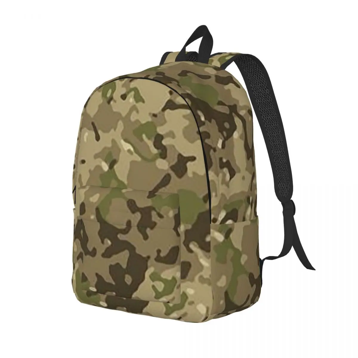 Multicam Military Trout Camo Student Backpack School Bag Hiking Travel Daypack for Boys Girls Bookbag Shoulder Bags