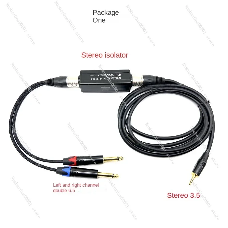 Audio Isolator Audio Anti-Clutter Sound Card Computer Current Sound Noise Reduction Isolator Co-Ground Filtering Noise Reduction