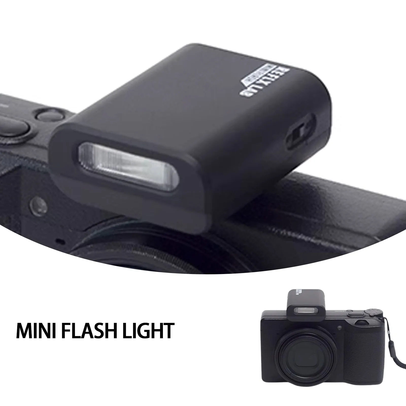 

Reflx Lab Mini Flash Lite Small Camera Flash with Black Plastic Shell for Digital and Film Cameras