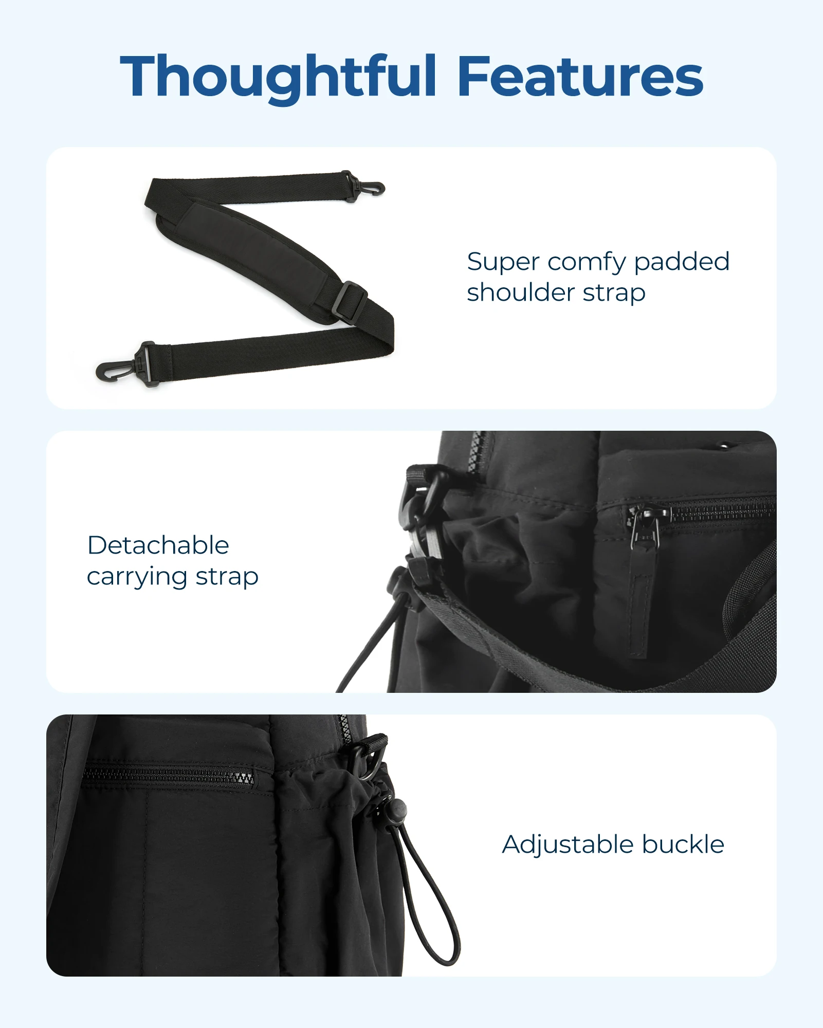 BAGSMART-Bolso de viaje para hombre, bolsa de aseo deportiva, impermeable, de gran capacidad, para fin de semana, para gimnasio y Fitness