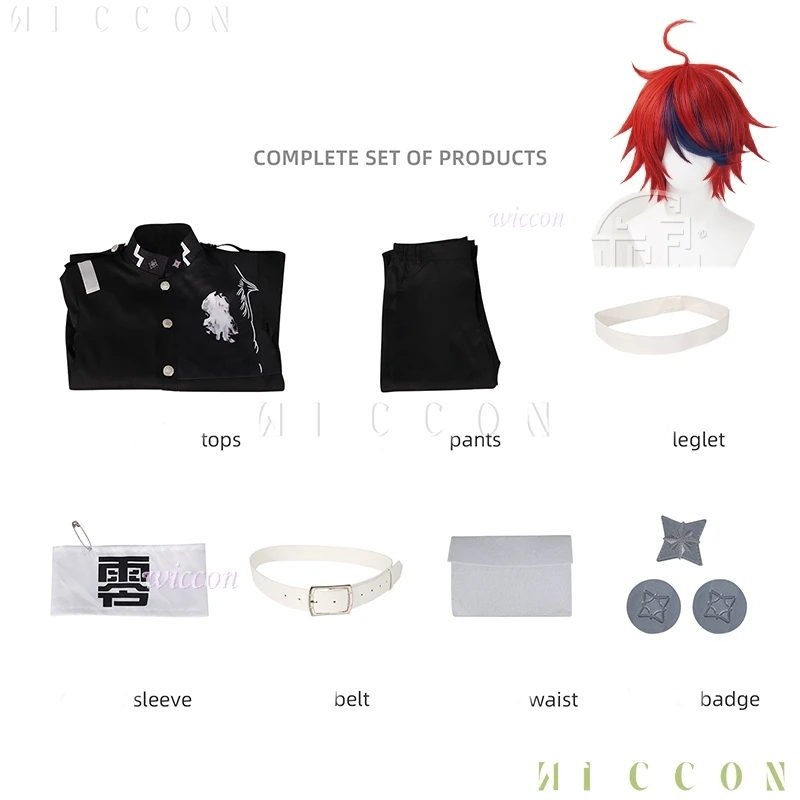 Disfraz de Cosplay de Takumi Sumino de la última Academia de Defensa de cien líneas, uniformes de Battele para hombre, peluca, ropa, juego de Halloween, Cos de Anime