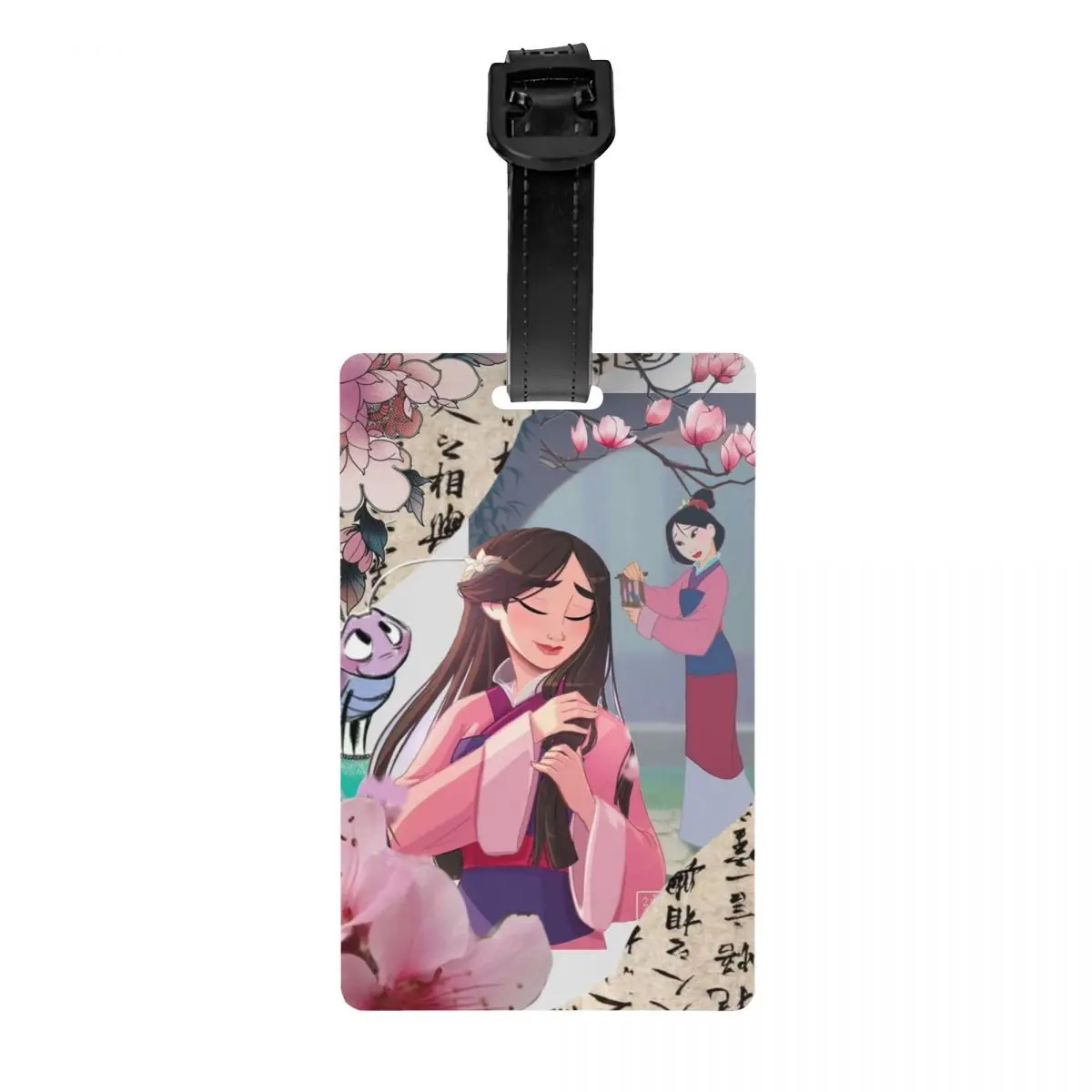 

Custom Mulan Princess Luggage Tags for Suitcases Privacy Cover ID Label
