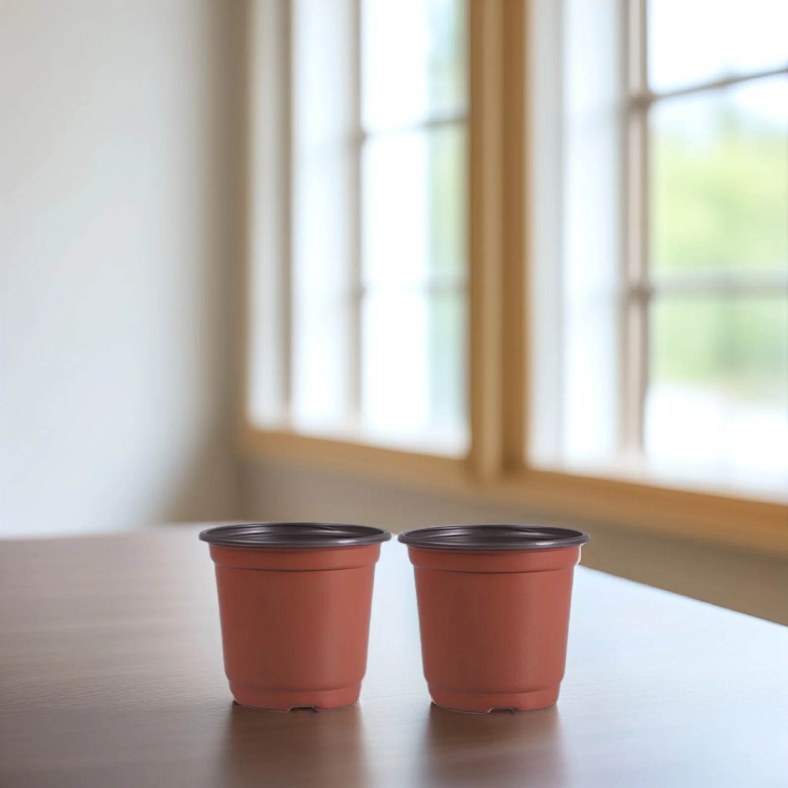 

70pcs Succulent Flower Pots PP Multi-hole Planting Containers Garden Vegetable Flowerpot Retro Mini Decorative Gift Home Friends