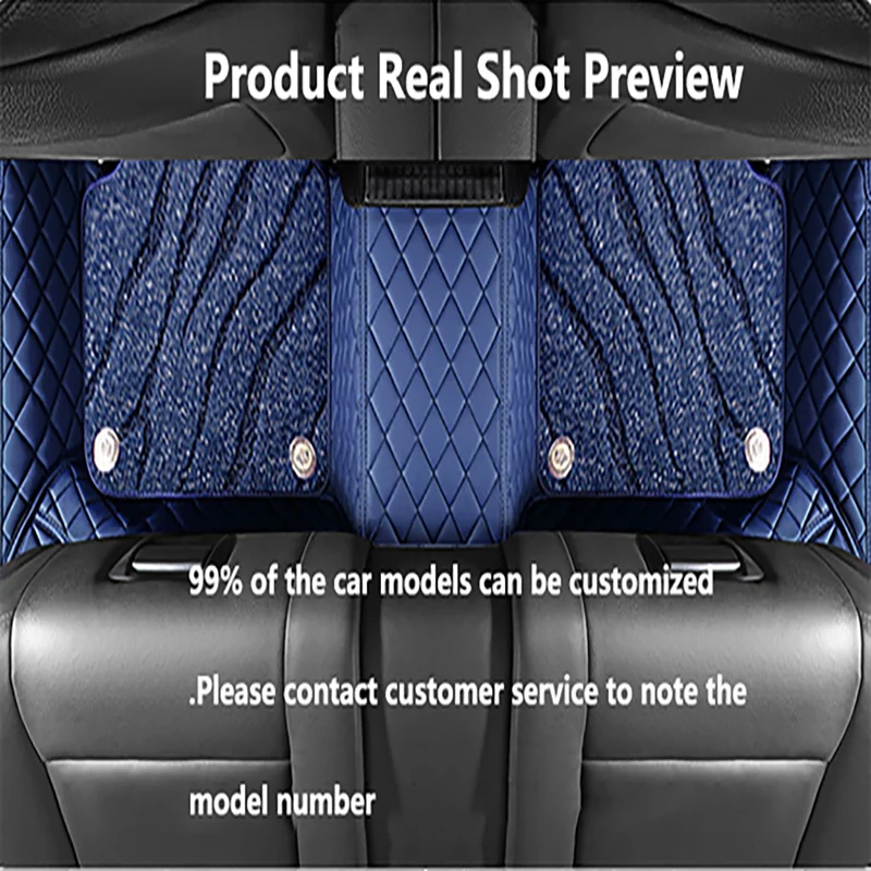 Custom Car Floor Mats For Nissan Leaf ZE1 2018 2019 2020 2021 2022 High-Quality Auto Accessories Interior Protector Foot Carpet