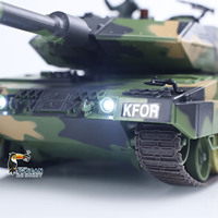 Heng Long RC Tank 1/24 3809 Leopard2A5 2.4GHz Remote Control BB Infrared Battle Tank Model Spray Water Battery RC Panzer Toys