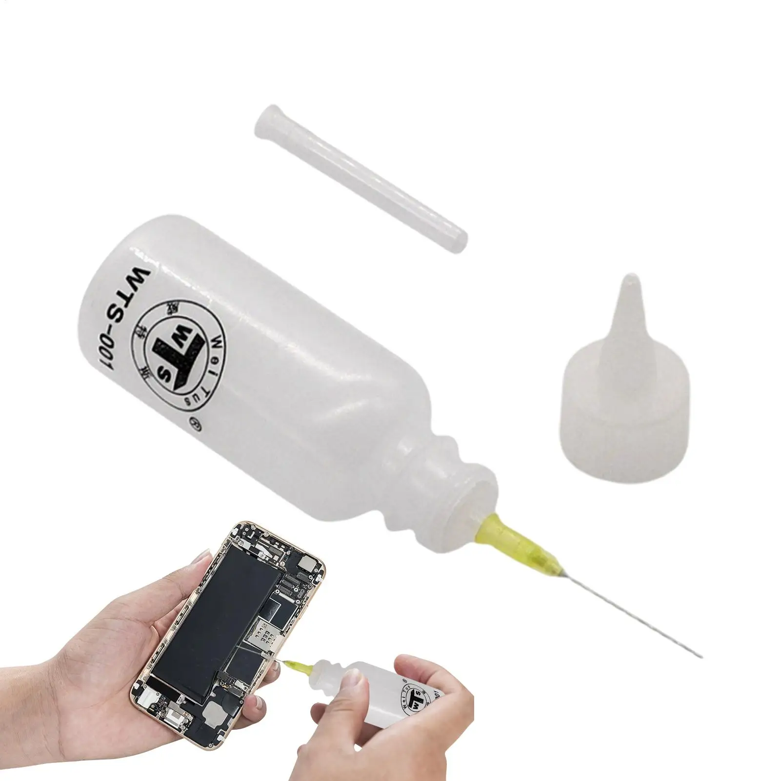 Precision Tip Applicator Bottle Quilling Tool Glue Applicator Squeeze Bottle Needle Oiler Portable Liquid Dropper Bottles Oil