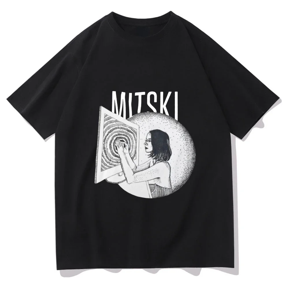 Mitski Be The Cowboy Singer Poster Music Album Print Tshirts Men Women Trending Tops Unisex Casual Loose Tops Camisetas