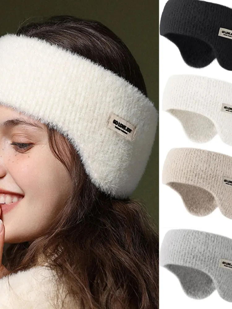 AliExpress MOONBIFFY Winter Ear Warmer Sport Headband Men Women Fleece Stretchy Thermal Ear Muffs for Running Hiking Ski Cycling Jogging