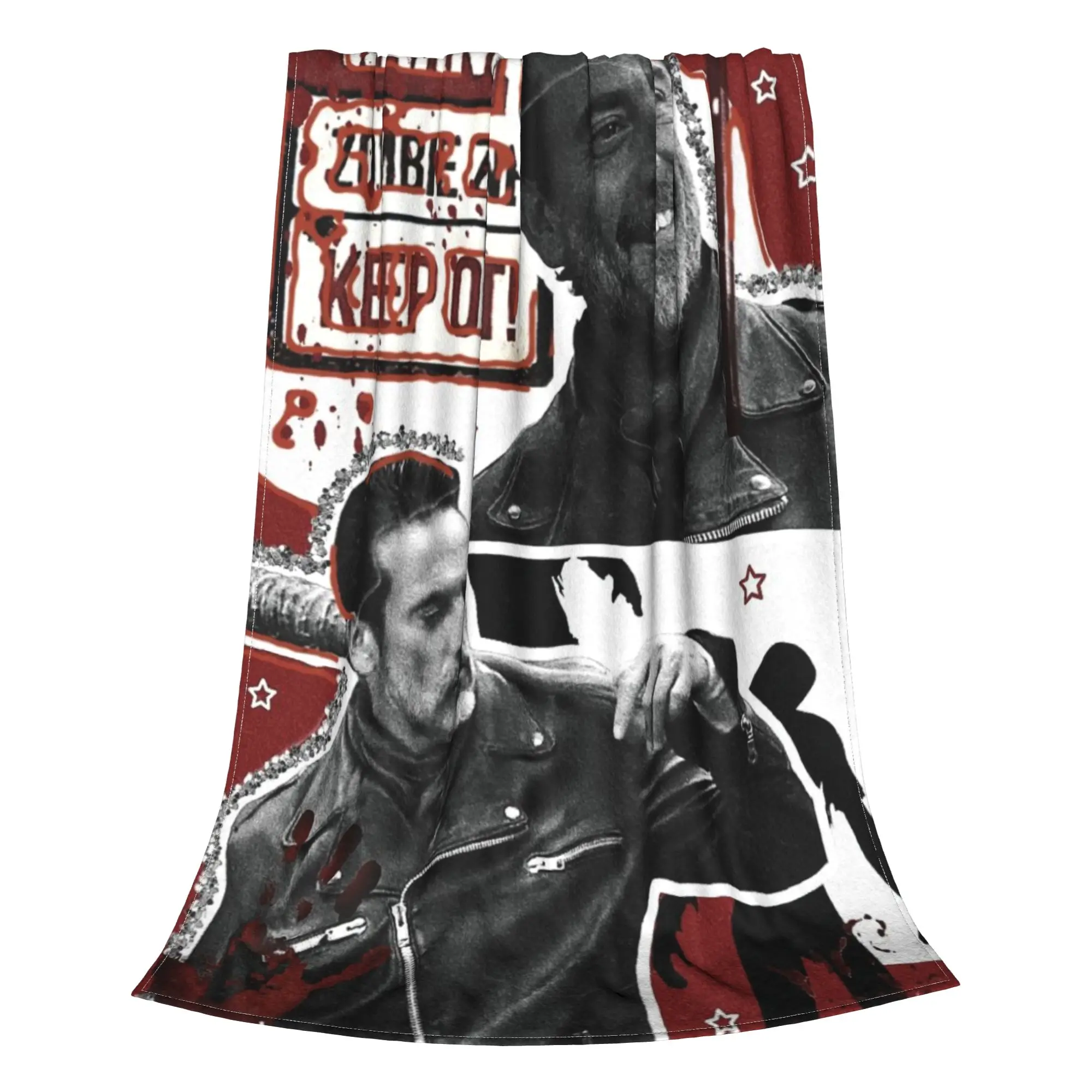 negan the walking death negan Blanket All Season Multifunction Thin Throw Blankets For Sofa Plush Thin Quilt