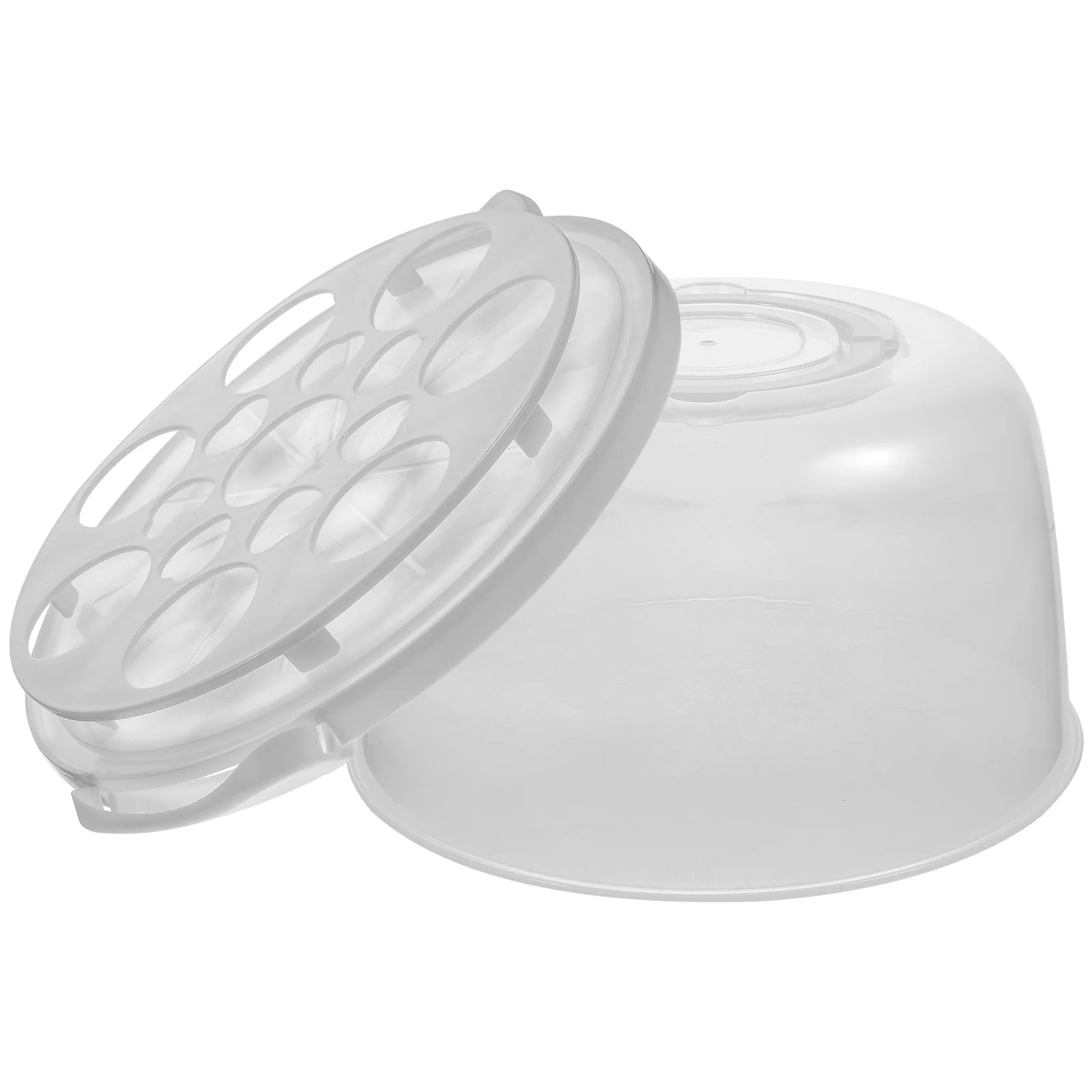 

1 set Transparent Cake Carrier Box Handle Lid Food Storage Container Reusable Baking Cupcakes Cookies Bread Travel