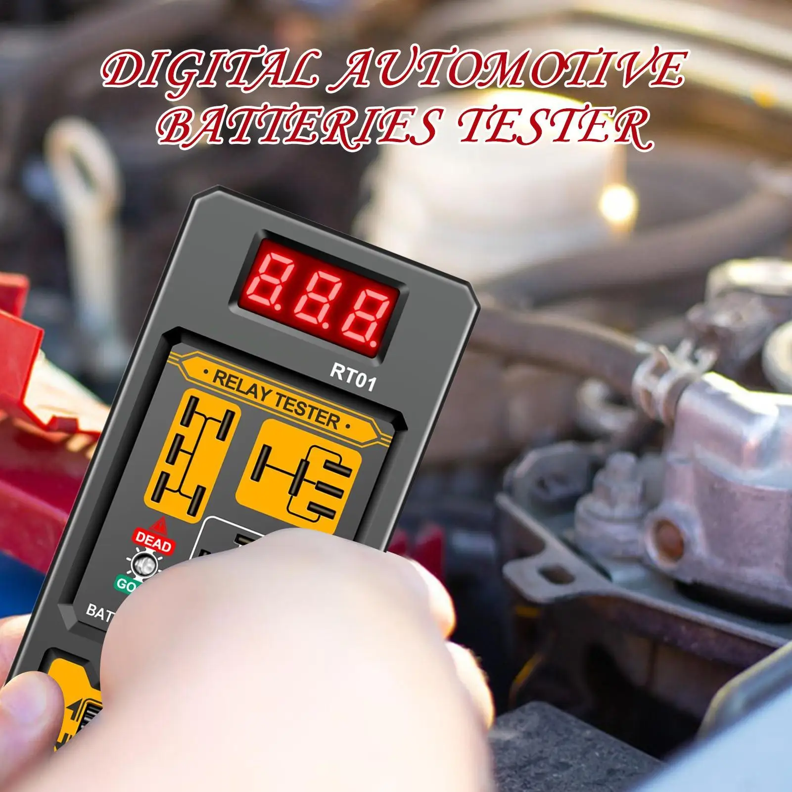 

Battery Tester Automotive Automotive Meter Diagnostic Tool 12V/24V Diagnostic Professional Scanner For Yachts Motorcycle Truck