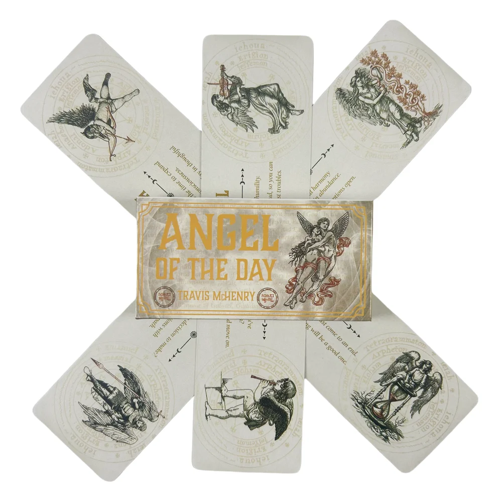 1pc Engel van de Dag Orakelkaarten Tarotkaart Engelse Vriend Familiefeest Speelgoed Bordspelkaarten