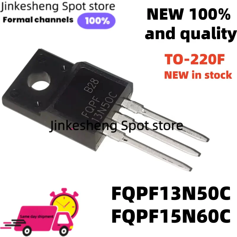 10PCS-30PCS/ FQPF13N50C 13N50C TO-220F FQPF15N60C 15N60C  Large quantity, low price MOSFET