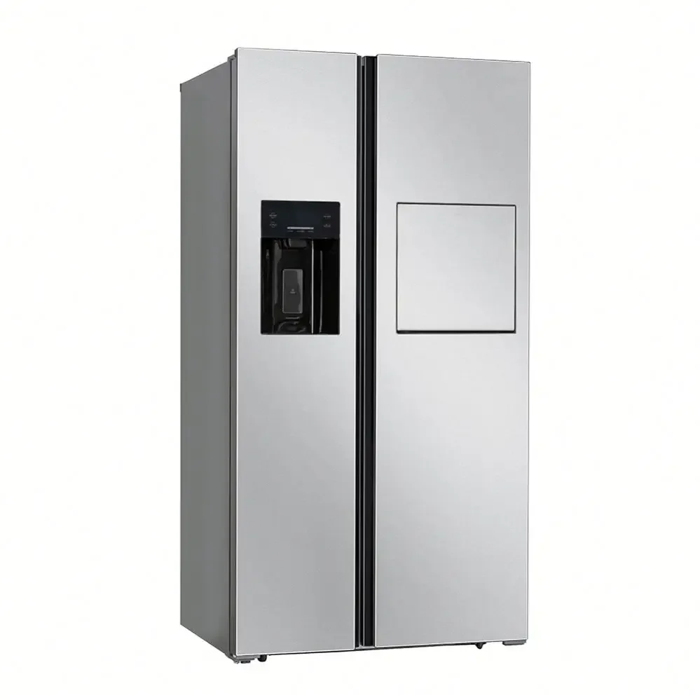 

#For 608L Customized LOGO Cooling And Freezing Side By Side No Frost Automatic Refrigerator With Ice Maker