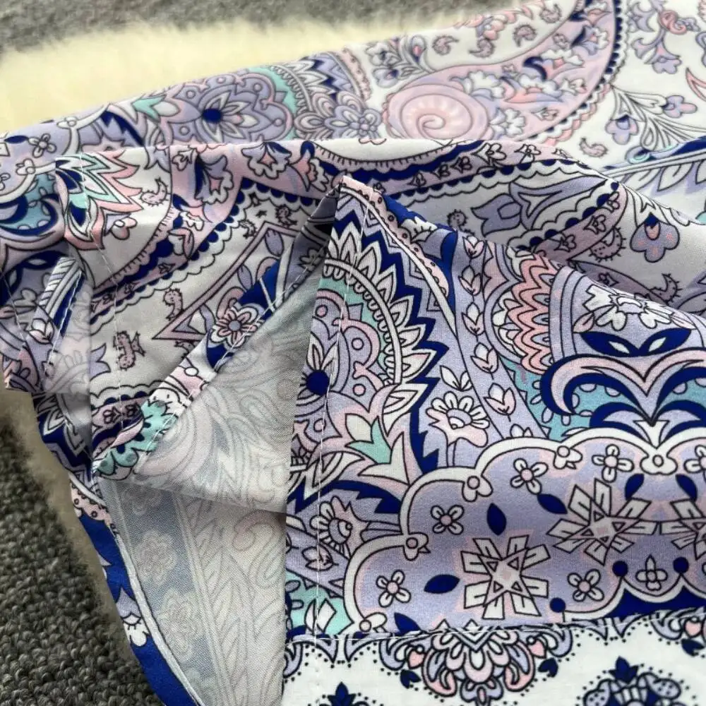 BabYoung Court Vintage Turn-Down Kraag Lantaarn Mouw Jurk Franse Stijl Print Slim Fit Shirt Gewaad Riem Elegante Casual vestidos