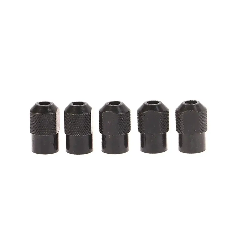 1/5Pcs Zinc Alloy Chuck Nut Diamond Rotary Tools Electric Drill Tools Mini Drill Chuck Silver Black M8×0.75mm