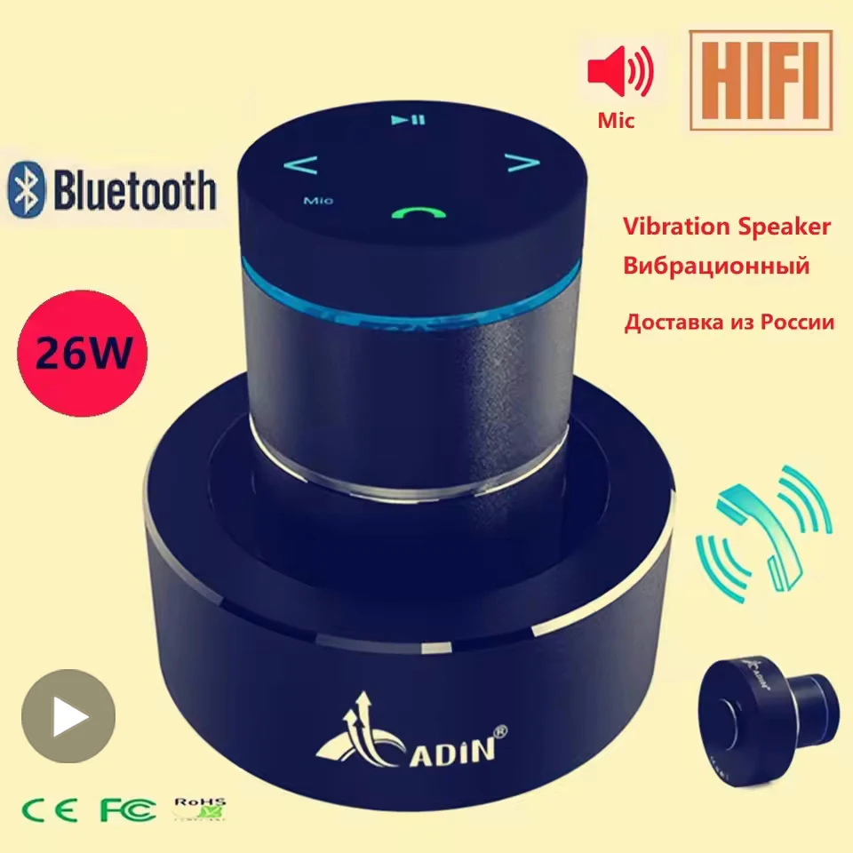 

Vibro Subwoofer Anti-Neighbor Vibration Bluetooth Speaker Portable Sound Box Music Wireless Woofers Bass Caixa De Som Bocina Mp3