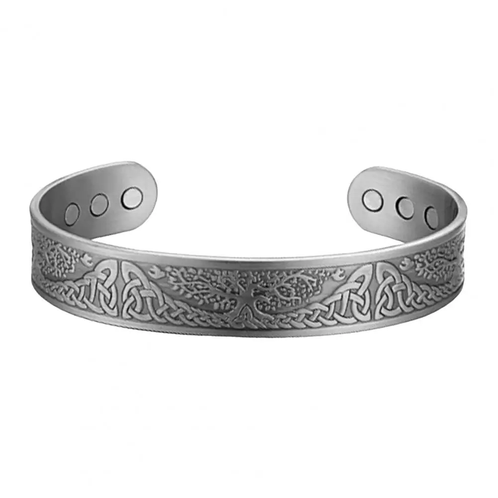 Adjustable Cuff Bracelet Women Bracelet Adjustable Open Cuff Bracelet for Women Zinc Alloy Bangle for Muscle Tension Relief