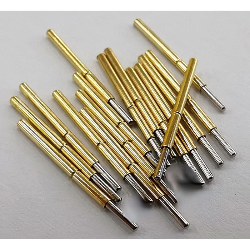 100ชิ้น1 # เบอร์ 1 มม.PCB Thimble P75-J1 รอบหัวทดสอบทองแดงวัสดุสั้น Probe