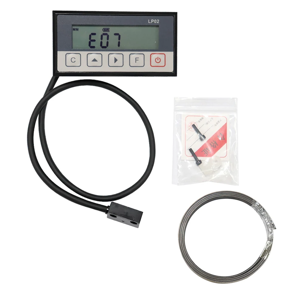 7-Bit-LCD-Display LP02 Integriertes eingebettetes Magnetmesssystem Magnetband mit Fleckbandprofil – Detail 1