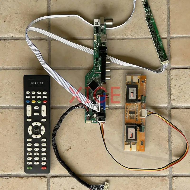 

Для MT170EN01 M170E6 M170E5 M170E7 контроллер дисплея плата привода DIY Kit 1280*1024 HDMI + VGA + AV + USB 4-CCFL 1280x1024 LVDS 30-контактный