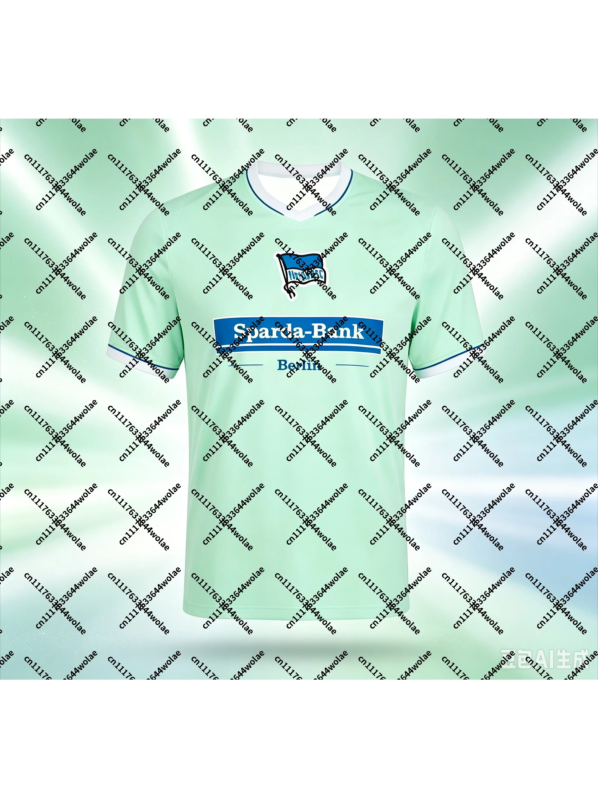 2026-27 Neues Deutschland Erwachsene Kinder Sport Hertha BSC Fußball Heim- und Auswärtstrikot Herren Damen Atmungsaktives Schnelltrocknendes Familien-Fan-T-Shirt