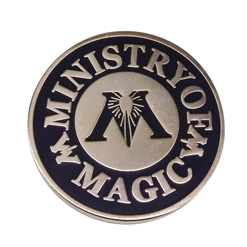 Ministry of Majic Enamel Pin Lapel Pin for Clothes Brooches on Backpack Briefcase Badge Jewelry Decoration Gifts for Friend