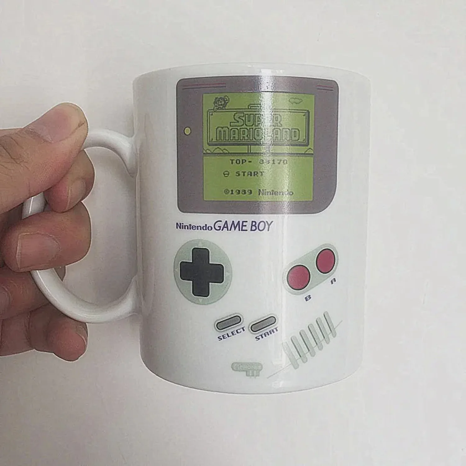 Caneca engraçado máquina de jogo descoloração caneca kawaii copo original canecas de café mudança de cor canecas sublimação espaços em branco drinkware