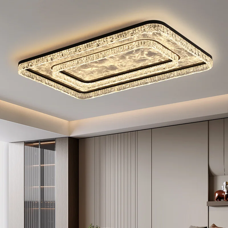 American Luxurious Ceiling Light Designer Creative Ice Crack High-end Feeling Restaurant Villa Cafes Indoor LED Lighting Fixture