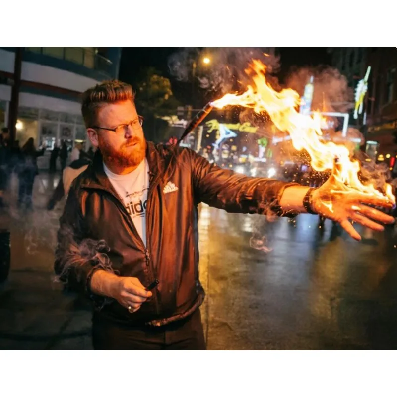 

Street Magic Tricks Flare 2.0 by Nicholas Lawrence Gimmick Illusions Stage Props Close up Magician Fire Professional Magic Toys