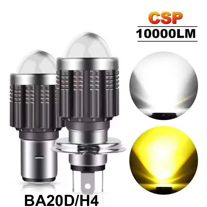 

Лампы светодиодные для мотоциклетных Фар H4 LED H6 BA20D, 12 В, 1 шт.