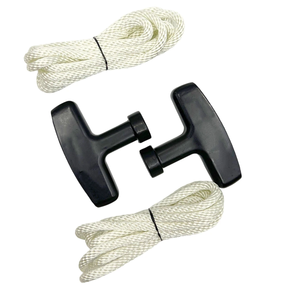2x Recoil Starter Rope 5mm X 1.7m With Handle For HONDA GX240 For GX270 For GX340 GX610,GX620 173F, 177F, 182F, 188F,190F