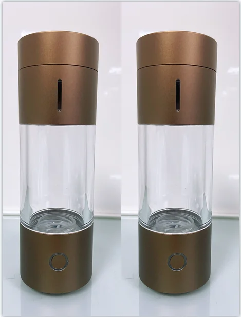Molecular Hydrogen Water Bottle Generator, Upgrade Dupont SPE+PEM Dual Chamber Maker Machine Ionizer Cup