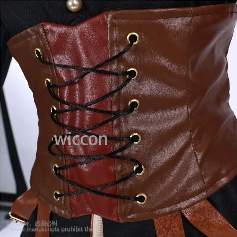 Anime Bang Dream! Ave Mujica Anime Misumi Uika Kostuum Masker Gouden Pruiken Gothic Hof Jurk Prachtige Lolita Bleke Cos Aangepast