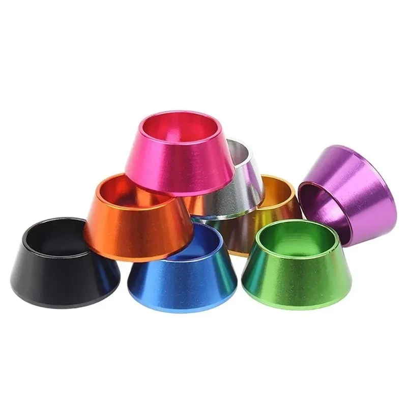 

10-30Pcs Aluminum Cap Washers M2 M2.5 M3 M4 M5 M6 M8 Colourful Aluminum Alloy Cap Head Gasket washer for RC parts
