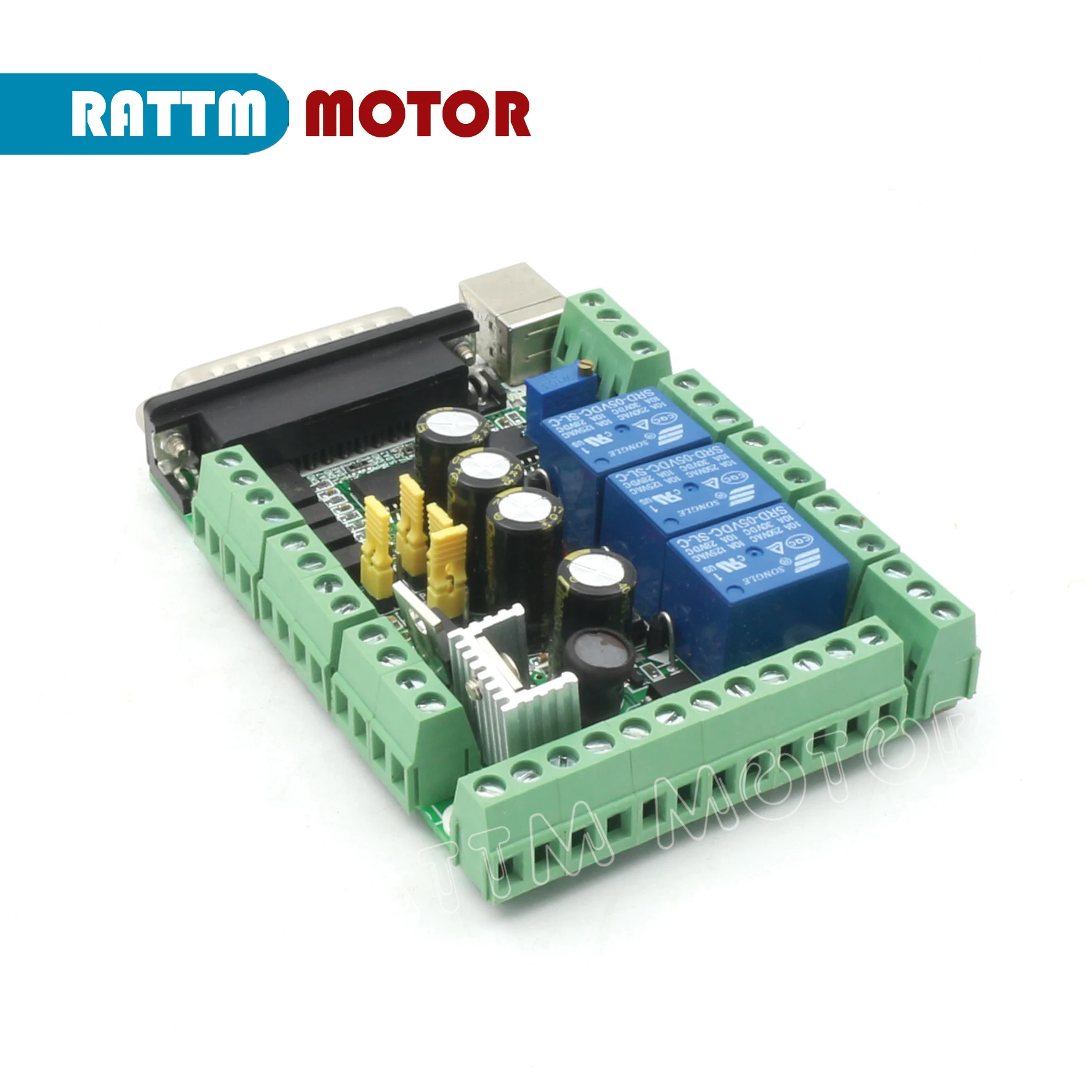 [Stock UE] 145A MACH3 DB25 LPT Porta Breakout Board PIN1-25 Scheda controller adattatore per fresatrice router per incisione CNC