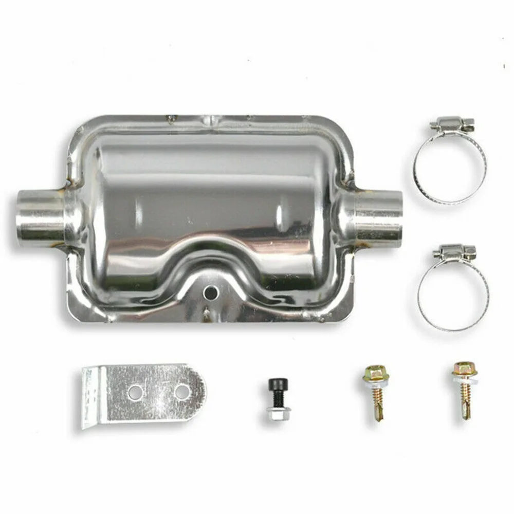 24mm Dieselheizungs-Auspuffrohr, 300cm Edelstahl-Auspuffrohre mit Schalldämpfer und Schlauchklemmen, flexibles Auto-Auspuffrohr – Detail 6