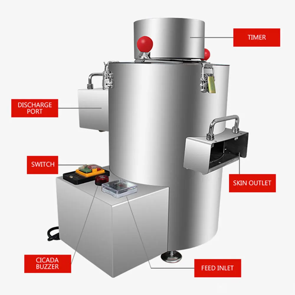 Komercyjna automatyczna obieraczka do kasztanów skorupa do kasztanów ze stali nierdzewnej 220V/12V