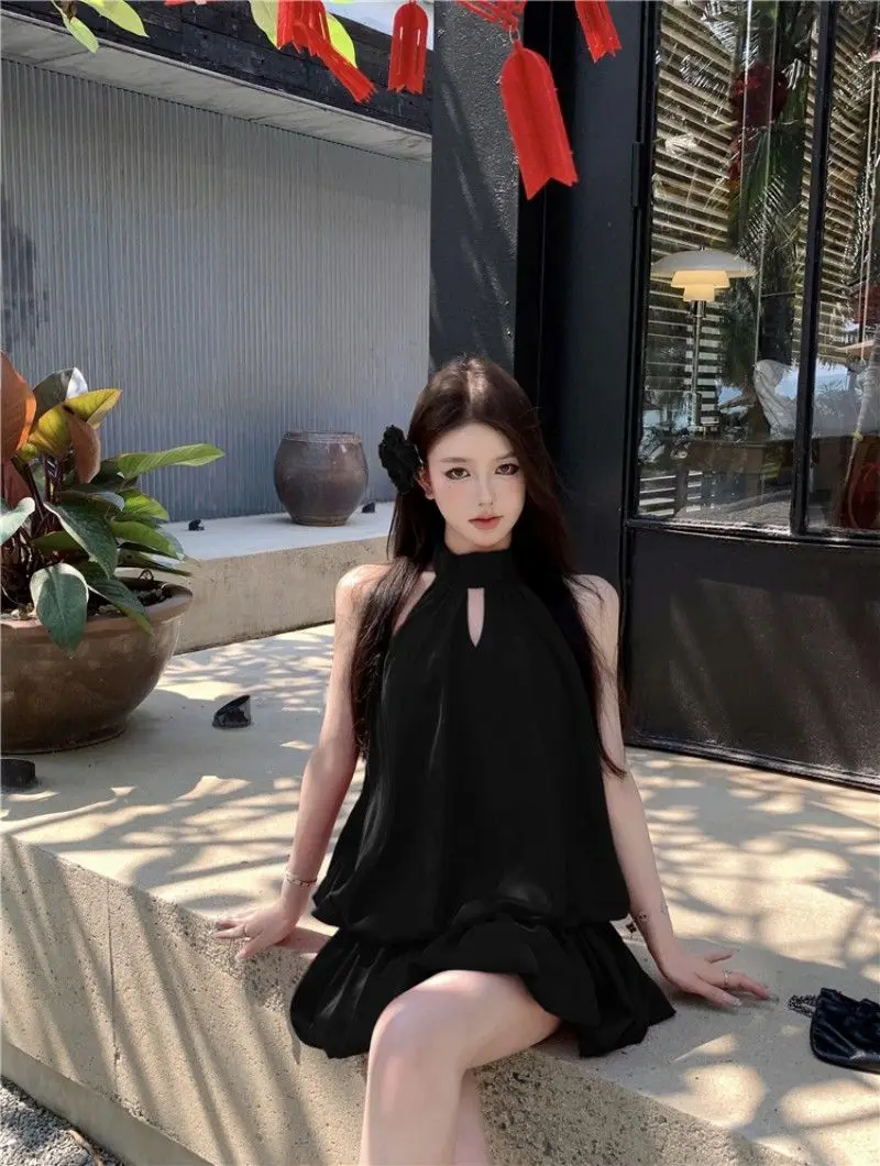 فساتين نسائية مخملية للخريف سروال قصير محزز بألواح منظمة على شكل حرف H جديد للتنقل نمط عتيق لعيد الميلاد الدافئ #2