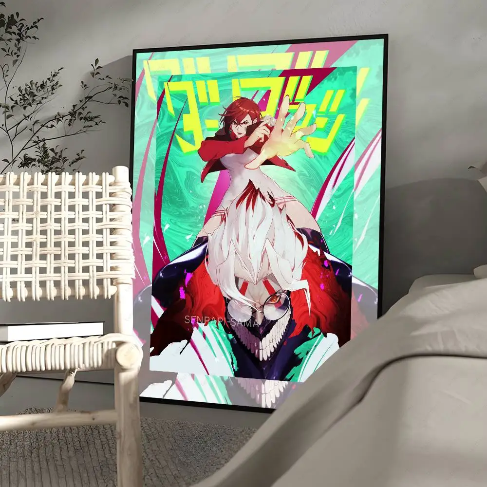 أنيمي D-DanDadan ملصق مقاوم للماء ورقة طباعة غرفة ملصقات ديكور لتزيين الغرف الفن جدار الديكور غرفة نوم غرفة المعيشة #2