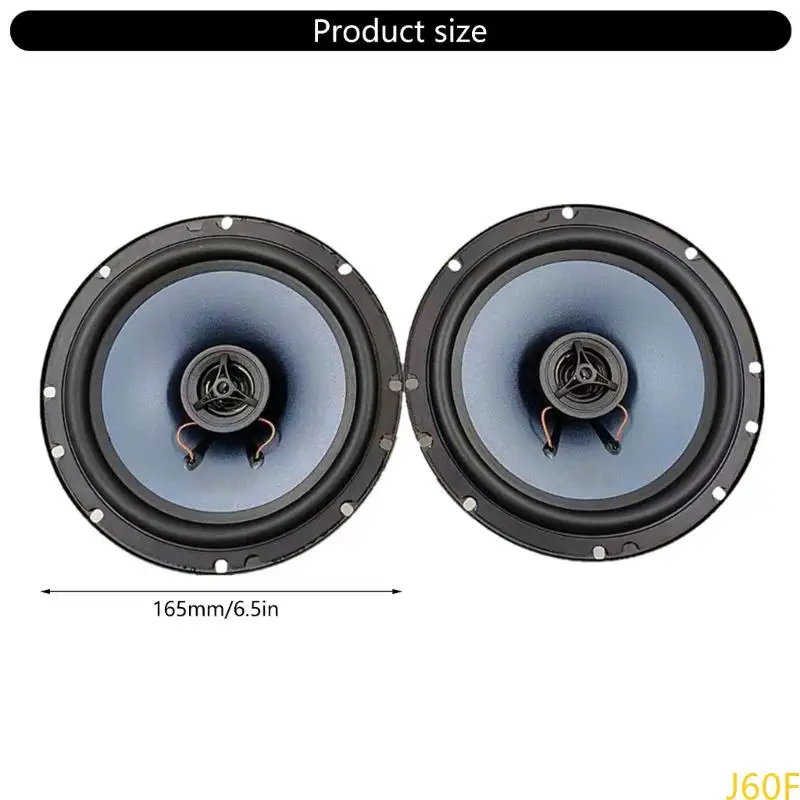 J60F Car Hifi Coaxial Clear Superior Sounds Soundspeaker حساسية عالية للمسرح المنزلي الرحلات والتجمعات القصيرة