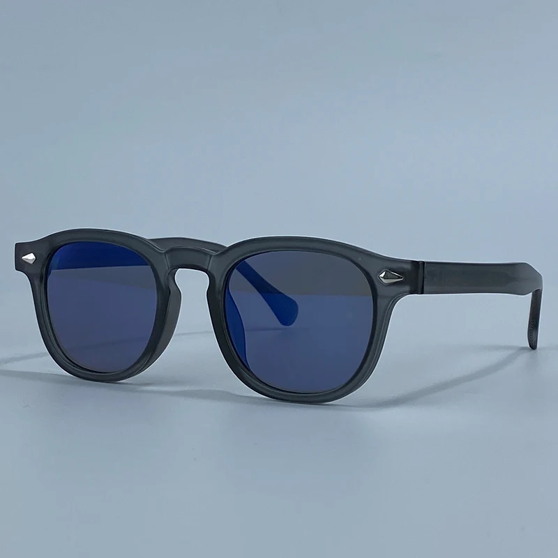 2026 Modische Vintage Quadratische Sonnenbrille für Herren – Klassische Kleine Runde Rahmen-Sonnenbrille mit Nieten – Luxuriöse Designer-Sonnenbrille mit Farbwechsel-Funktion – Detail 13
