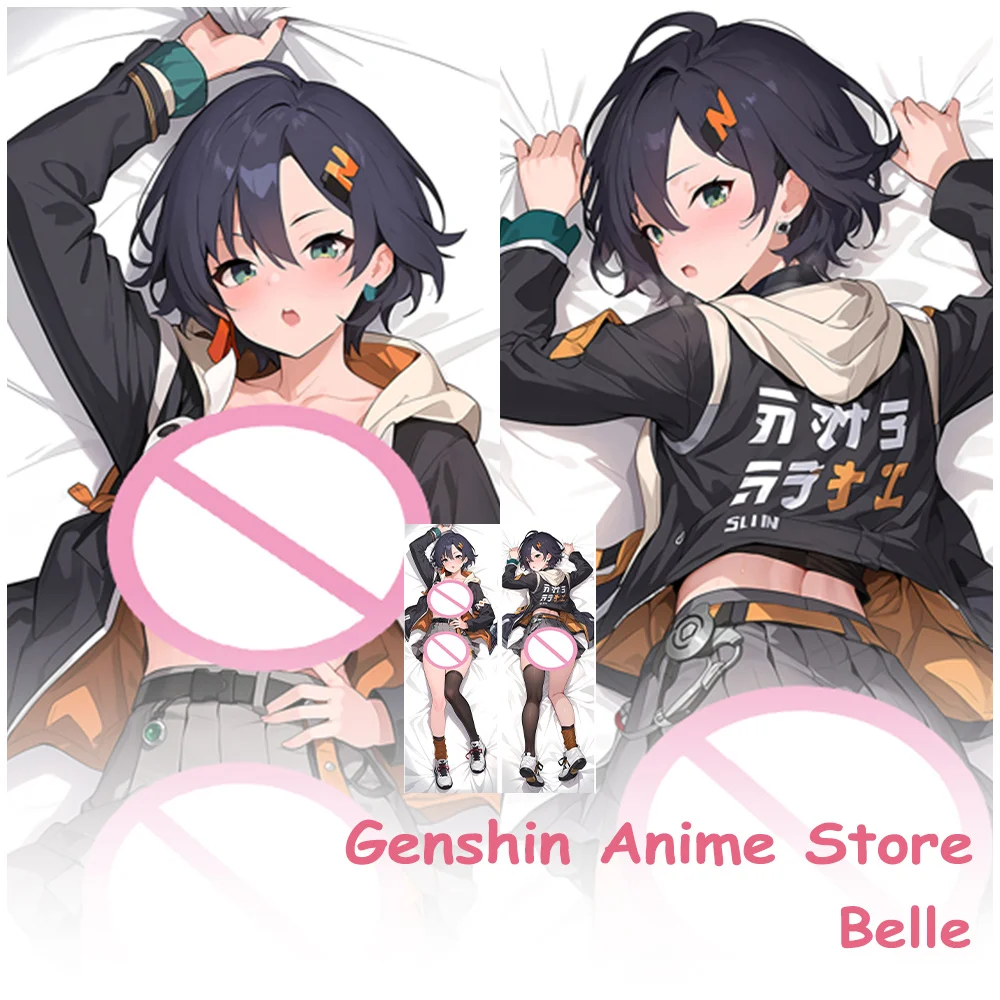 Cartoon Lichaam Kussensloop Zenless Zone Nul Belle Dakimakura Cosplay Props Anime Dubbelzijdig Gedrukt Otaku Kussen Kussenhoezen